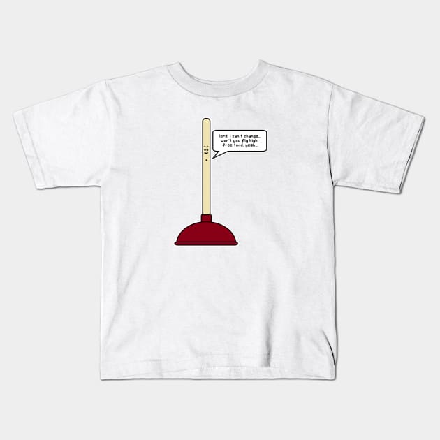 free turd Kids T-Shirt by paintbydumbers